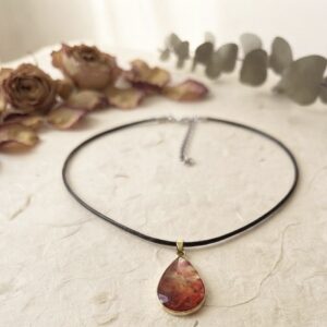 Pendentif "Aurore sanguine"