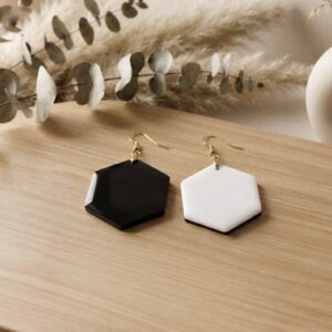 Boucles d'oreilles " Géometriques"