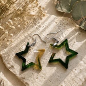 Boucles d'oreilles " Etoile Astrale"